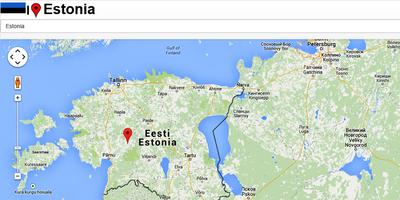 Estonia map capture d'écran 2