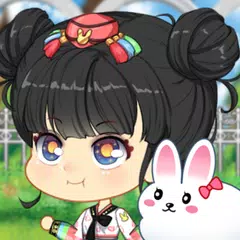 我的美麗少女的故事: 的換裝化妝遊戲, 虛擬世界多人聊天遊戲 APK 下載