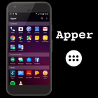 آیکون‌ App launcher drawer