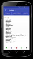English to Filipino Dictionary capture d'écran 1