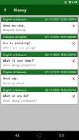 برنامه‌نما Cebuano - English Translator عکس از صفحه