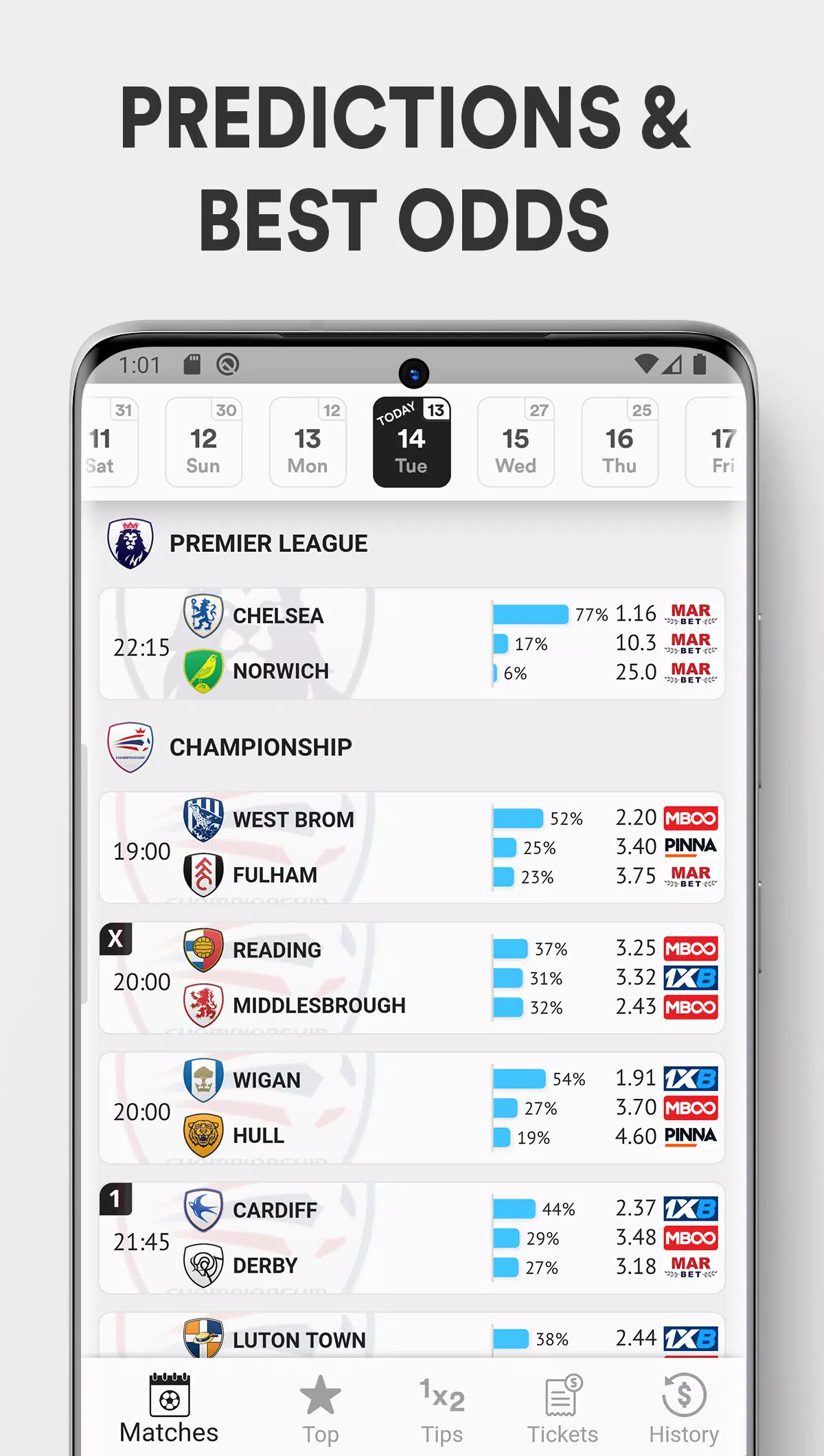 Betsa, Football predictions APK for Android Download