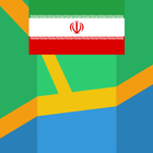 Tehran Iran Offline Map Zeichen