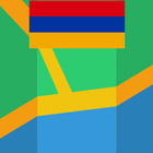 Yerevan Armenia Offline Map icône