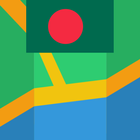 Dhaka Bangladesh Offline Map icône