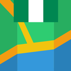 Lagos Nigeria Offline Map ícone