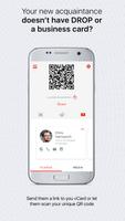 DROPex: business card exchange, holder&scanner app اسکرین شاٹ 1