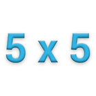 table de multiplication icône