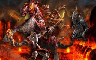 Kratos Gods of war الملصق