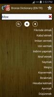 Bronze Dictionary (EN-TR) скриншот 1