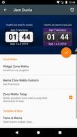 World Clock Widget syot layar 2
