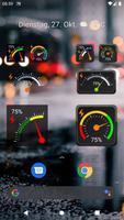 Gauge Battery Widget Plakat