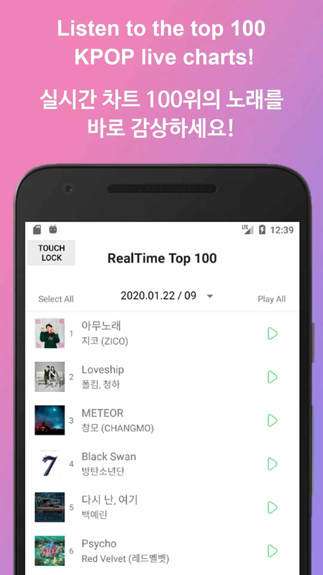 Kpop Chart Player Apk For Android Download