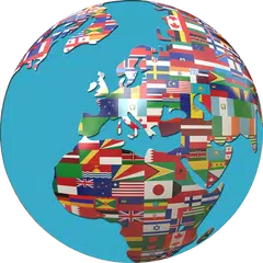 world flags sign - display APK download