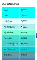 Les noms de couleurs RGB capture d'écran 3