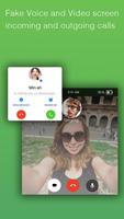 Fake video call - FakeTime for Messenger screenshot 1