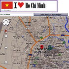 Ho Chi Minh City map icône