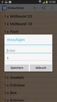 Einkaufsliste capture d'écran 2