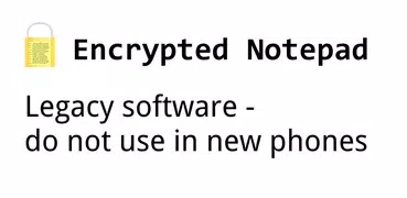 Encrypted Notepad (Legacy)