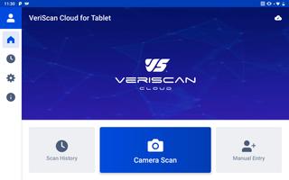VeriScan Cloud for Tablet capture d'écran 1