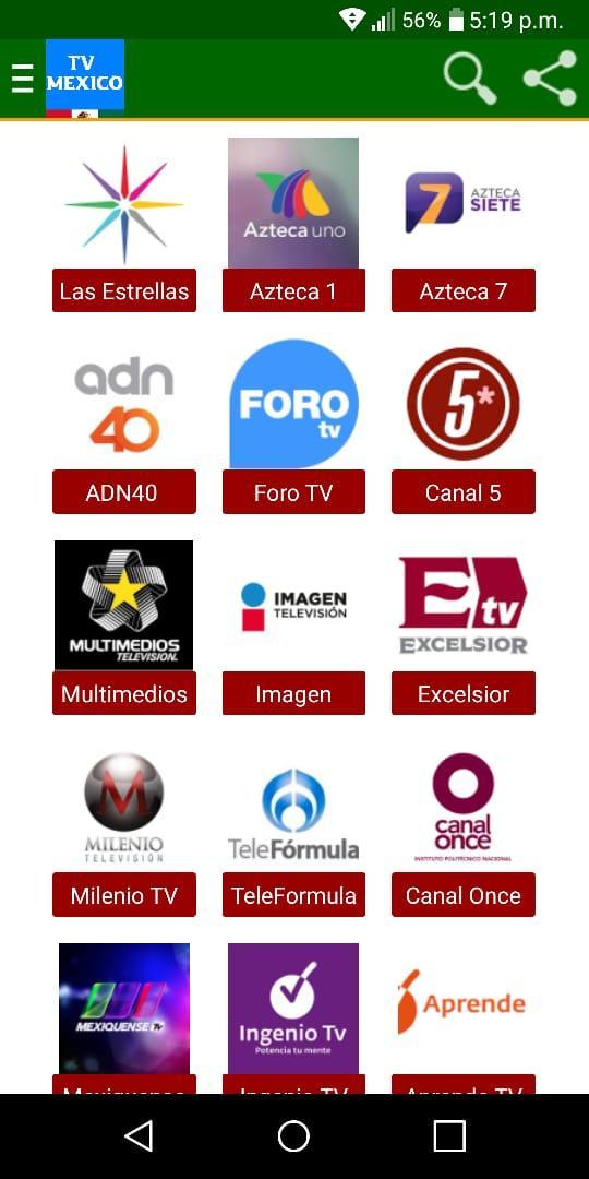 TV de Mexico en Vivo - TV Abierta HD APK for Android Download - App Para Ver Canales De Mexico En Vivo