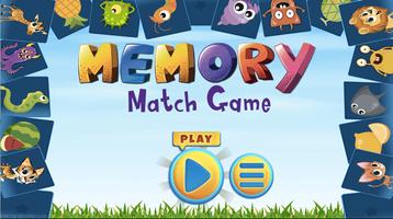 Match-Paare Memory-Spiele Plakat