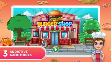 Burger Shop -  cooking game Affiche