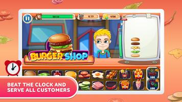 Burger Shop -  cooking game capture d'écran 1
