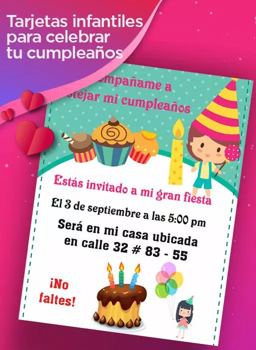 Descarga de APK de Invitaciones de cumpleaños para Android