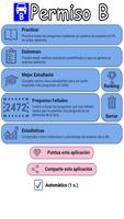Examen coche B conducir España الملصق