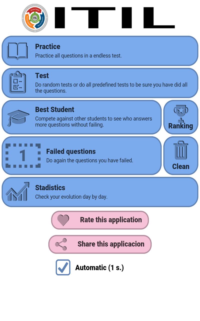 Itil V3 Exam Tests Questions For Android Apk Download - roblox evolve training questions