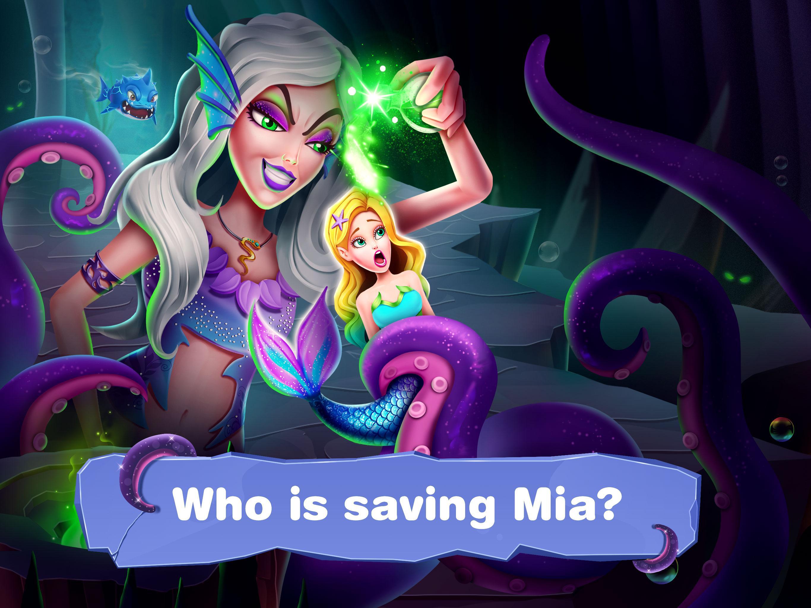 Mermaid Secrets 36 Sea Witch Vs Mermaid Princess For Android Apk Download - mermaid princess brown hair roblox