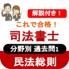 司法書士試験 2022 司法書士 過去問 解説付き 民法総則 ikona