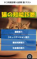 Poster 猫 知能診断 IQテスト ペットのケア