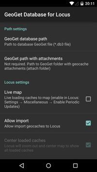 Locus - addon GeoGet Database 海报
