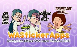 Stiker WA Lucu Banget WAStickerApps poster
