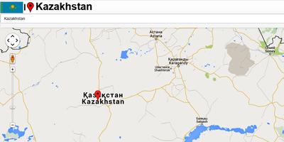 Kazakhstan map capture d'écran 2
