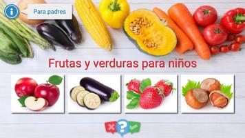 100 frutas y verduras para niñ Poster