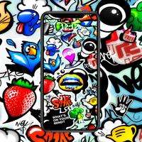 Graffiti Sticker Art Wallpaper ảnh chụp màn hình 2
