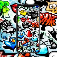 Graffiti Sticker Art Wallpaper ảnh chụp màn hình 3