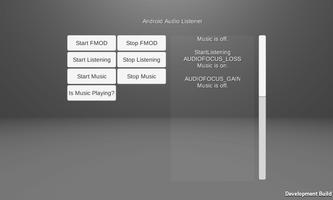 AudioFocusChangeListener Demo capture d'écran 1
