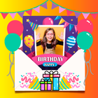 Birthday invitation card ikon