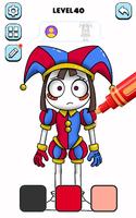 Pomni Digital Circus Coloring ảnh chụp màn hình 3