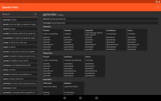 Spanish Verbs скриншот 2
