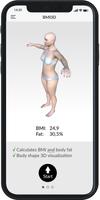 BMI 3D - Body Mass Index and body fat in 3D poster