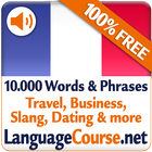 Lerne Französisch-Wörter Zeichen