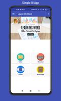 Learn MS Word الملصق