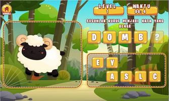 Menyusun Nama Hewan ( Game Skr ảnh chụp màn hình 3