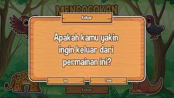 Edukasi Mencocokan Nama Hewan ảnh chụp màn hình 3