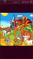 Jigsaw Kids 2x2 Puzzle Drag & Drop Game ảnh chụp màn hình 1